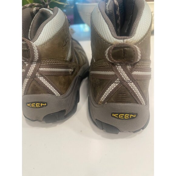 Keen Unisex Targhee II Mid Waterproof Hiking Boots Size 9W, 8M  Okive Brown - Picture 10 of 13